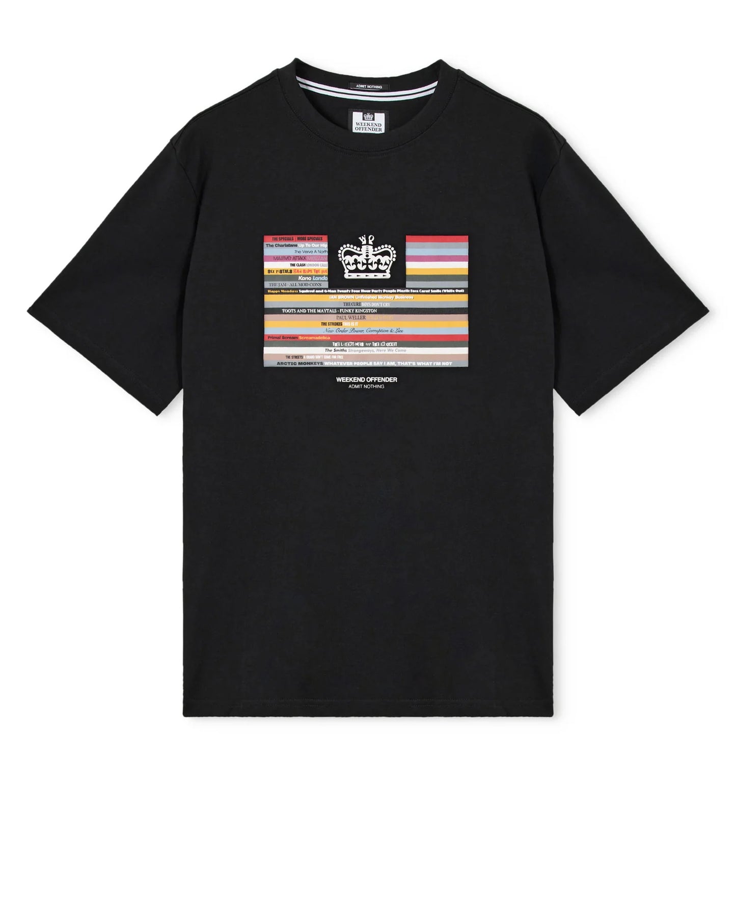 Weekend Offender Vinyl Graphic T-Shirt Black