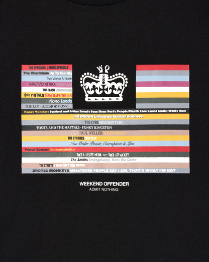 Weekend Offender Vinyl Graphic T-Shirt Black