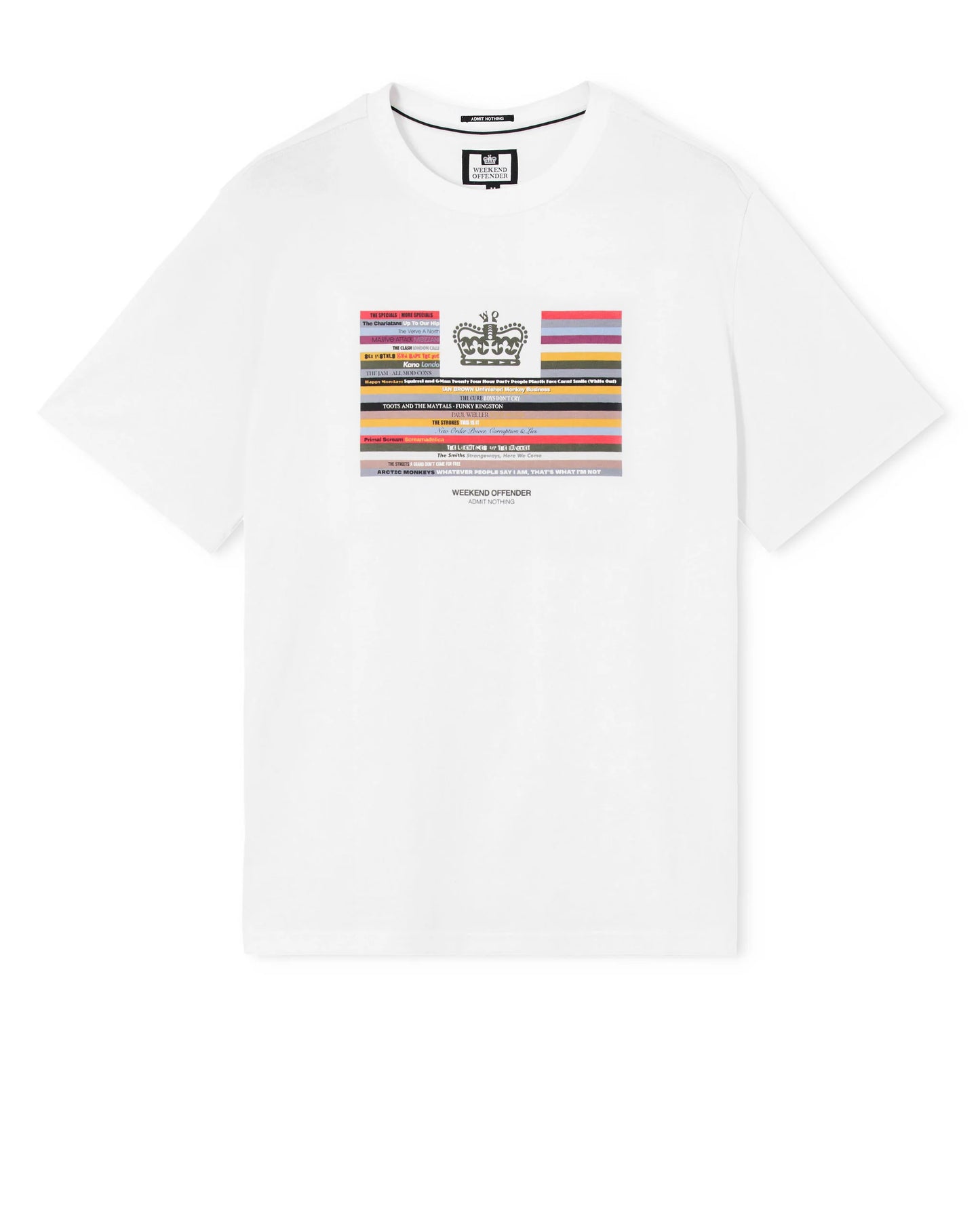 Weekend Offender Vinyl Graphic T-Shirt White