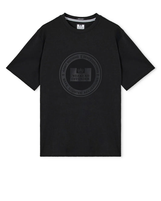 Weekend Offender Deny Graphic T-Shirt Black
