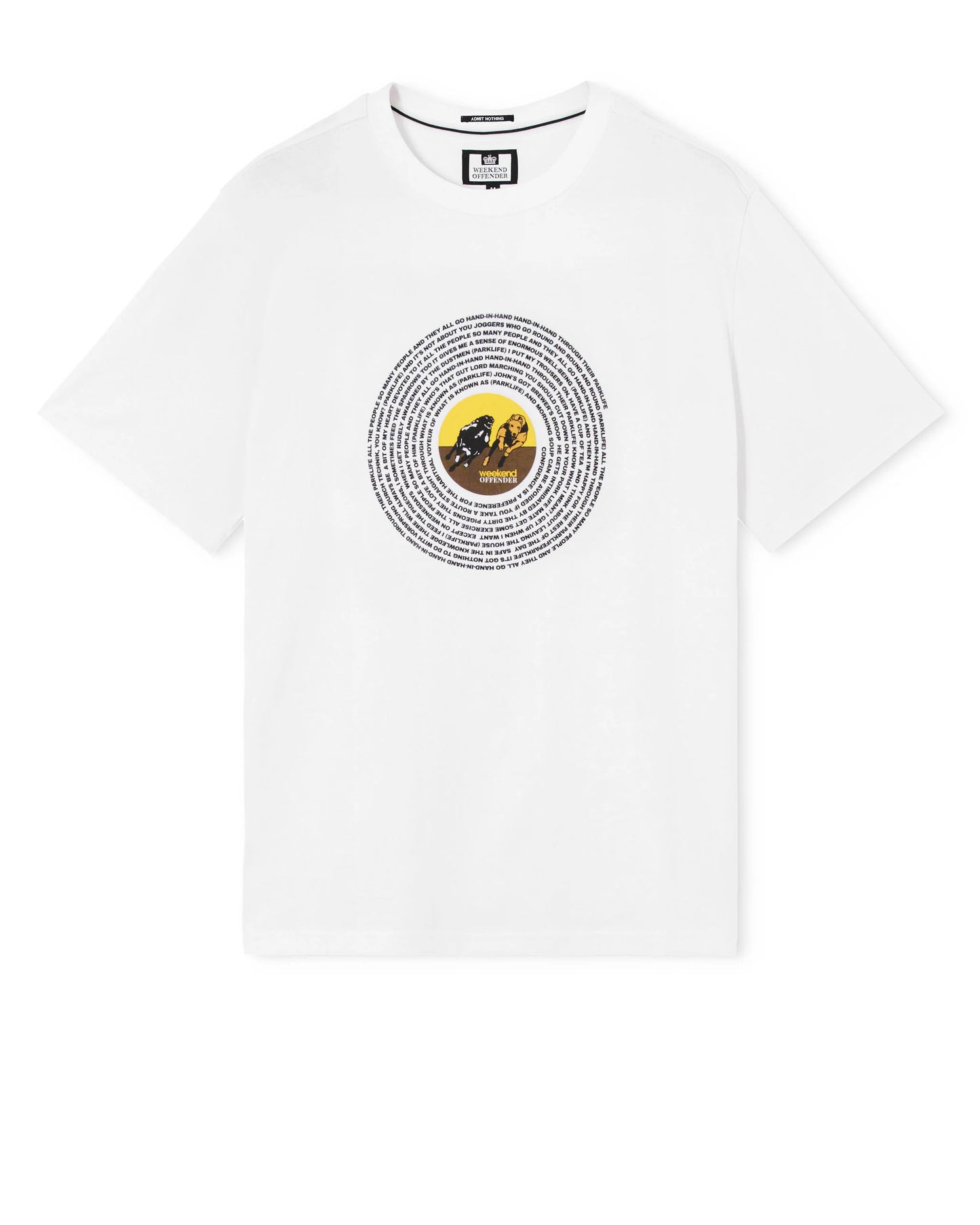 Weekend Offender Wansdown Graphic T-Shirt White