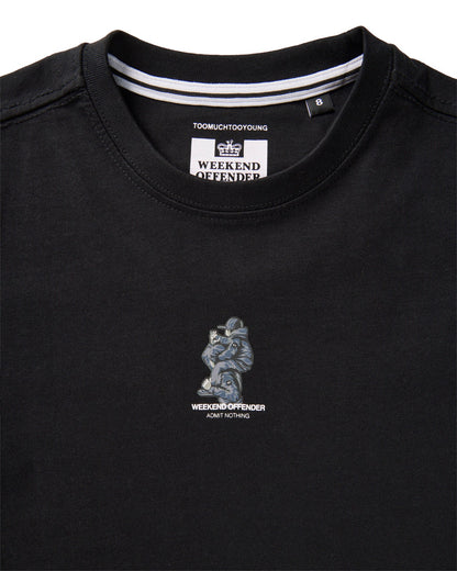 Weekend Offender Junior Reggie Graphic T-Shirt Black