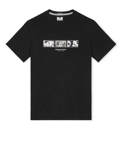 Weekend Offender Reflection Graphic T-Shirt Black