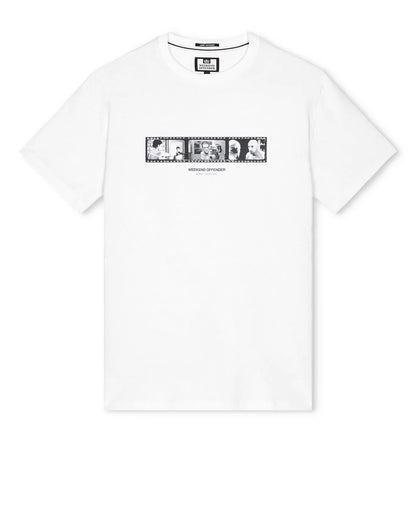 Weekend Offender Reflection Graphic T-Shirt White