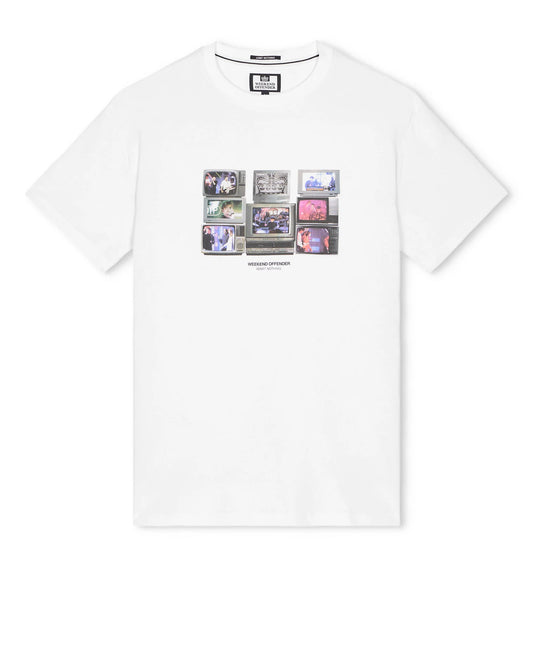 Weekend Offender Plus Size Vision Graphic T-Shirt White