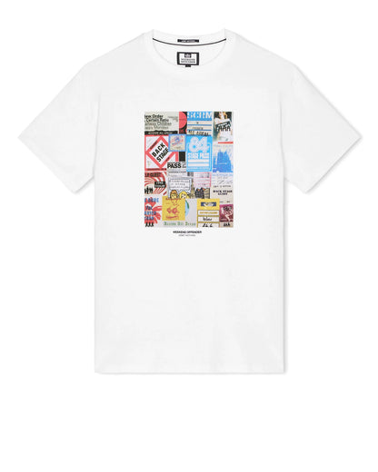 Weekend Offender Plus Size Passes Graphic T-Shirt White