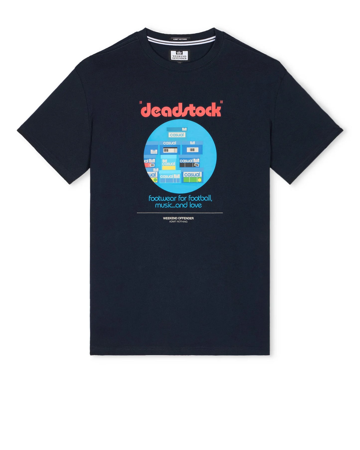 Weekend Offender Deadstock Graphic T-Shirt Navy