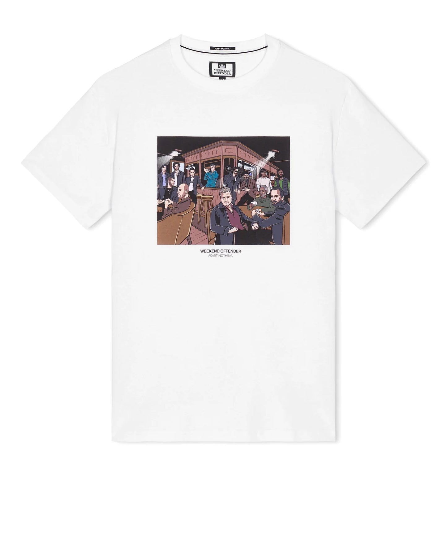 Weekend Offender Wyndham Graphic T-Shirt White