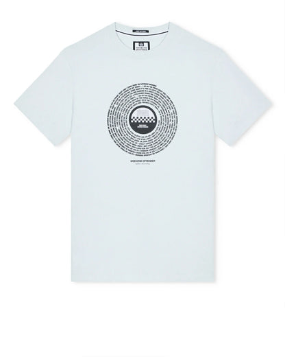 Weekend Offender Friday Night, Saturday Morning Graphic T-Shirt Sea Spray Blue