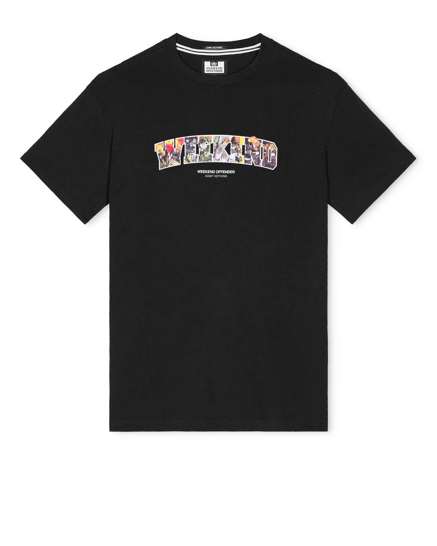 Weekend Offender Saturday Graphic T-Shirt Black