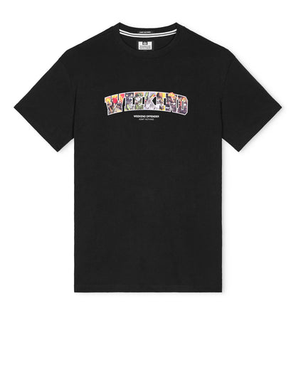 Weekend Offender Saturday Graphic T-Shirt Black