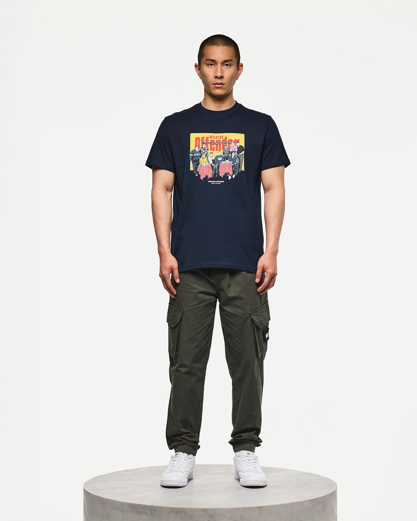Weekend Offender Satriale's Graphic T-Shirt Navy