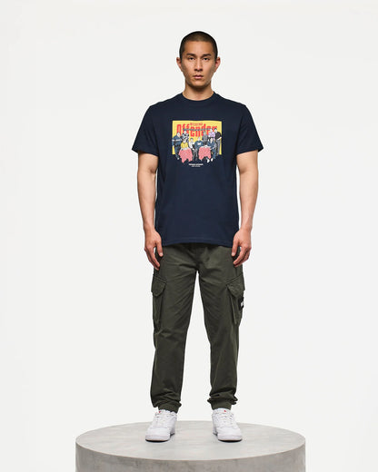 Weekend Offender Satriale's Graphic T-Shirt Navy