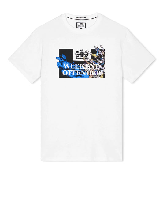 Weekend Offender Molazza Graphic T-Shirt White
