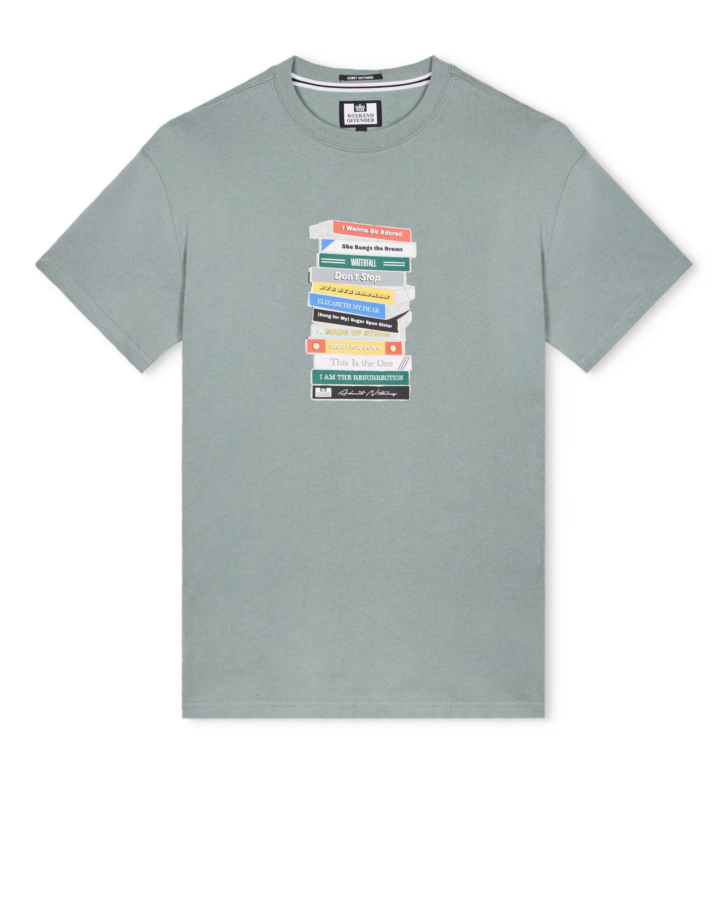 Weekend Offender Limone Graphic T-Shirt Porpoise Grey