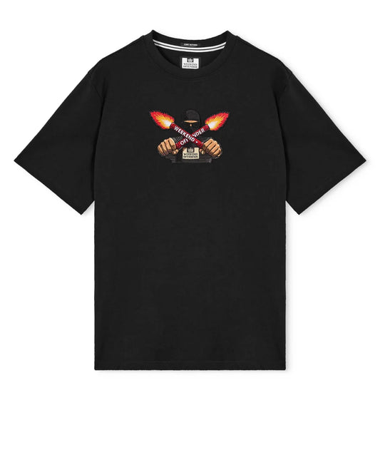 Weekend Offender Fulgar Graphic T-Shirt Black