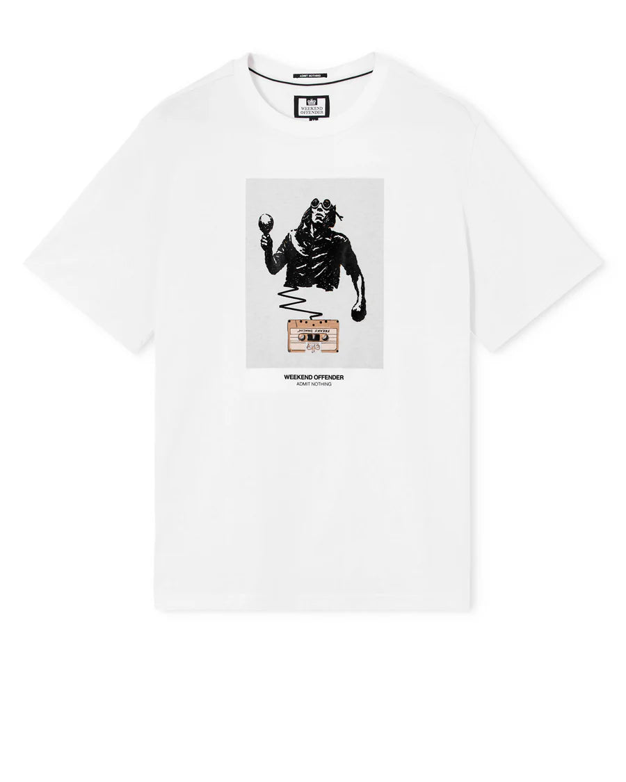 Weekend Offender Freaky Graphic T-Shirt White