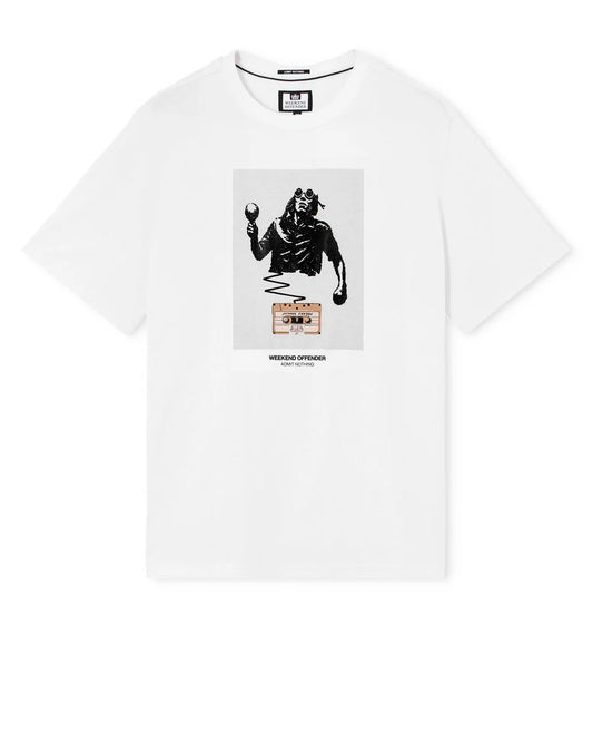 Weekend Offender Freaky Graphic T-Shirt White