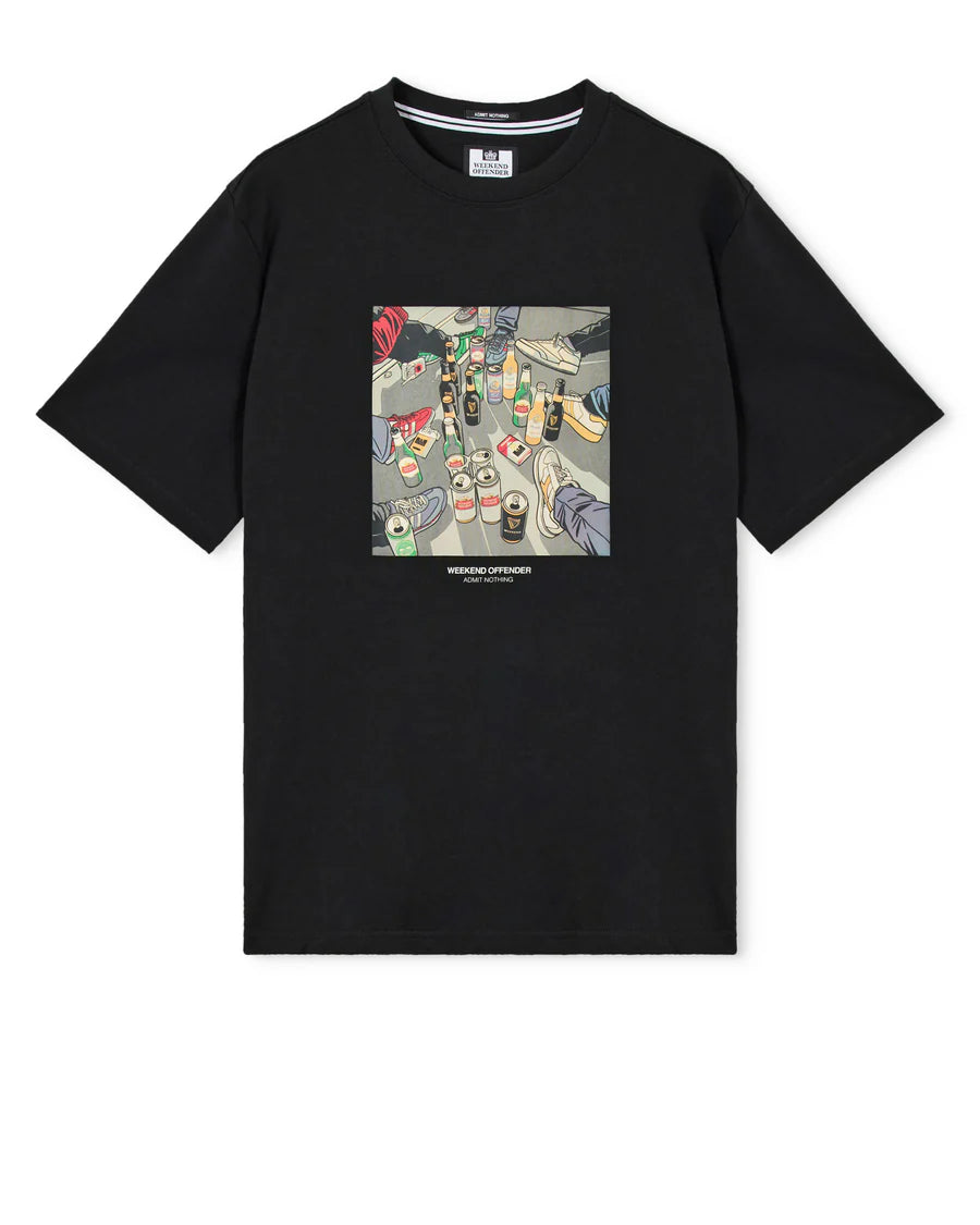 Weekend Offender Imbibo Graphic T-Shirt Black