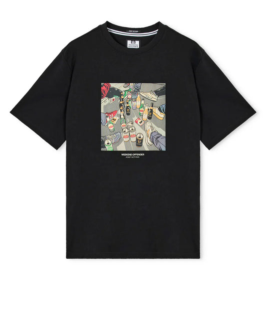 Weekend Offender Imbibo Graphic T-Shirt Black