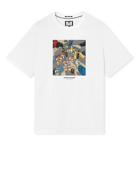 Weekend Offender Imbibo Graphic T-Shirt White
