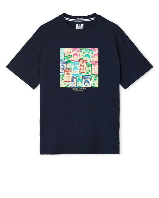 Weekend Offender Approbatus Graphic T-Shirt Navy