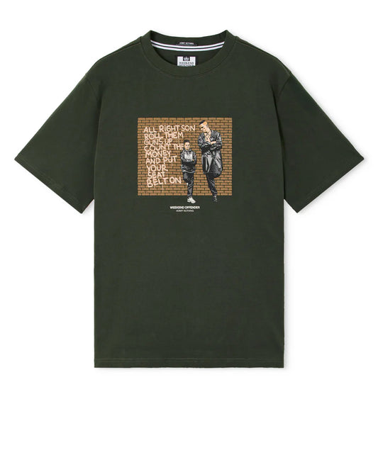 Weekend Offender Pater Graphic T-Shirt Black Forest