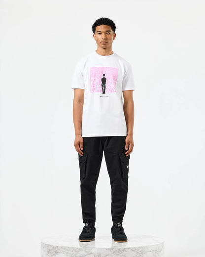Weekend Offender Supernova Graphic T-Shirt White/Pink
