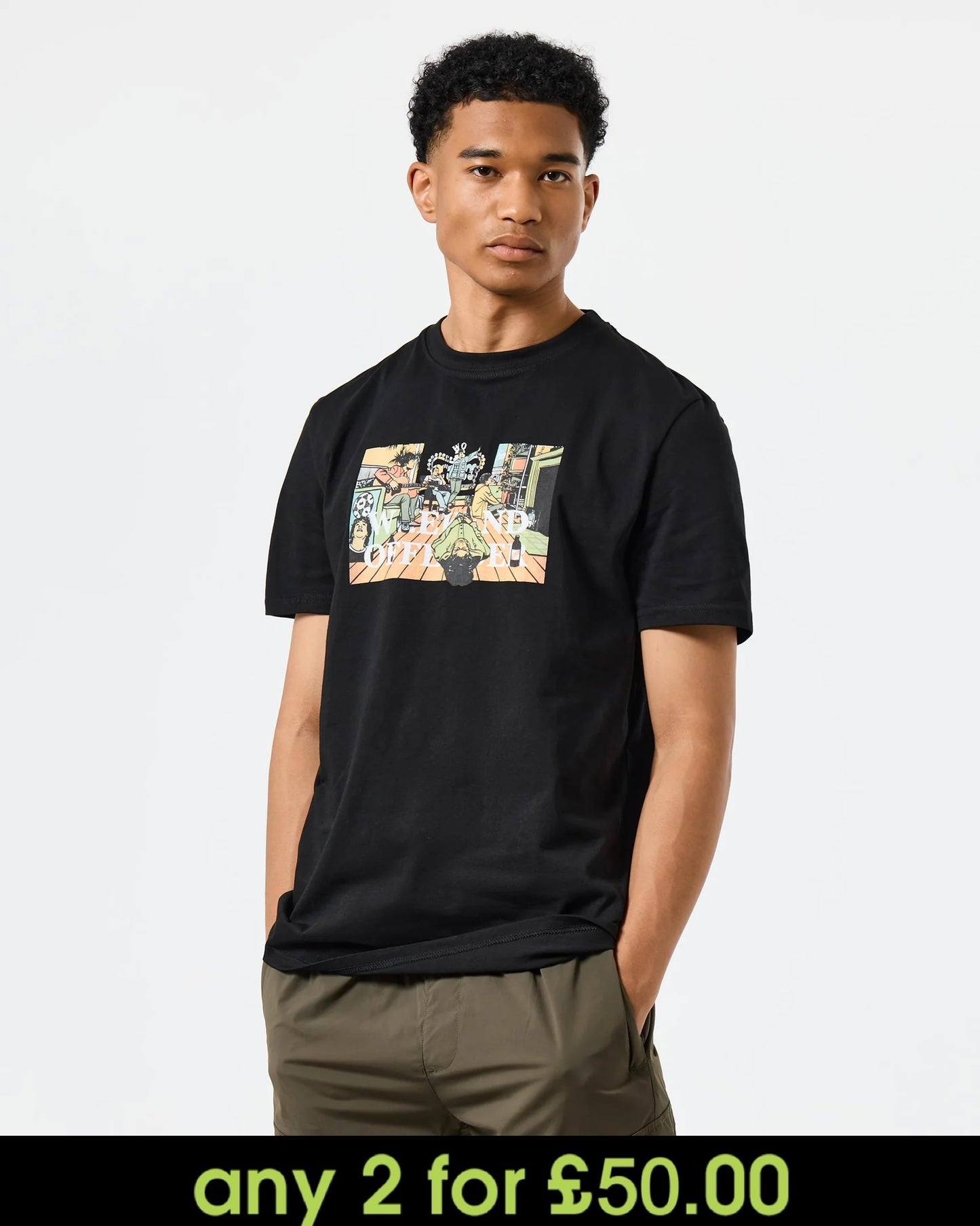 Weekend Offender Stratford Avenue Graphic T-Shirt Black