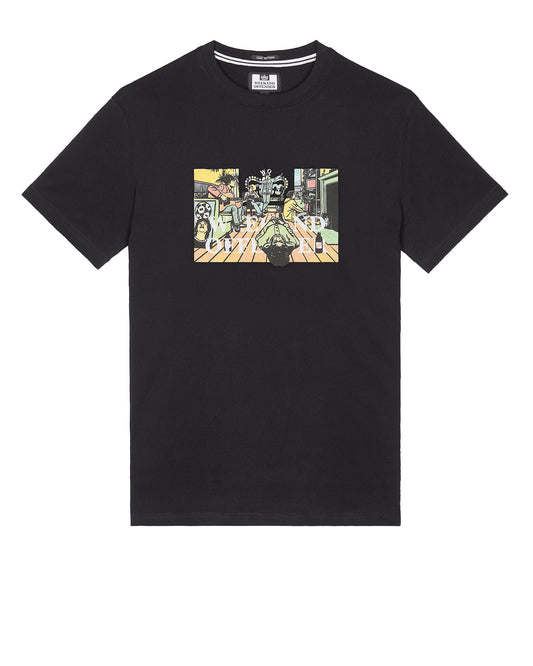 Weekend Offender Plus Size Stratford Avenue Graphic T-Shirt Black