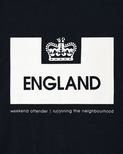 Weekend Offender England Country Series Graphic T-Shirt Navy