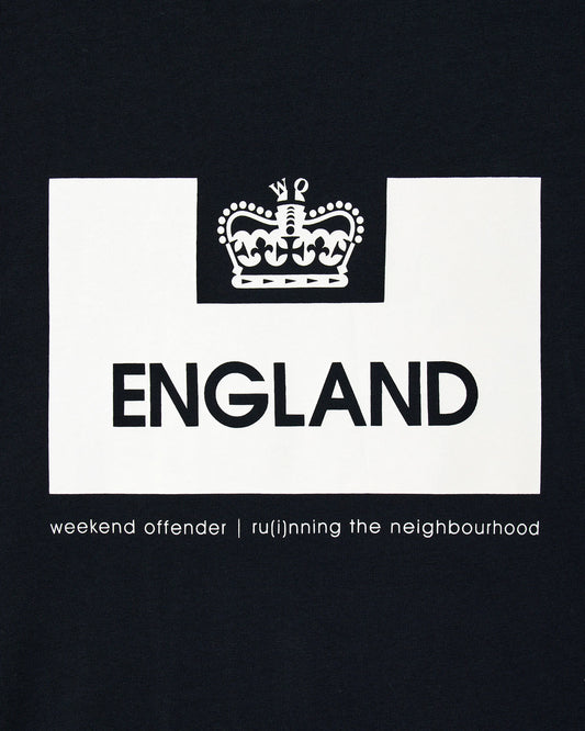Weekend Offender England Country Series Graphic T-Shirt Navy