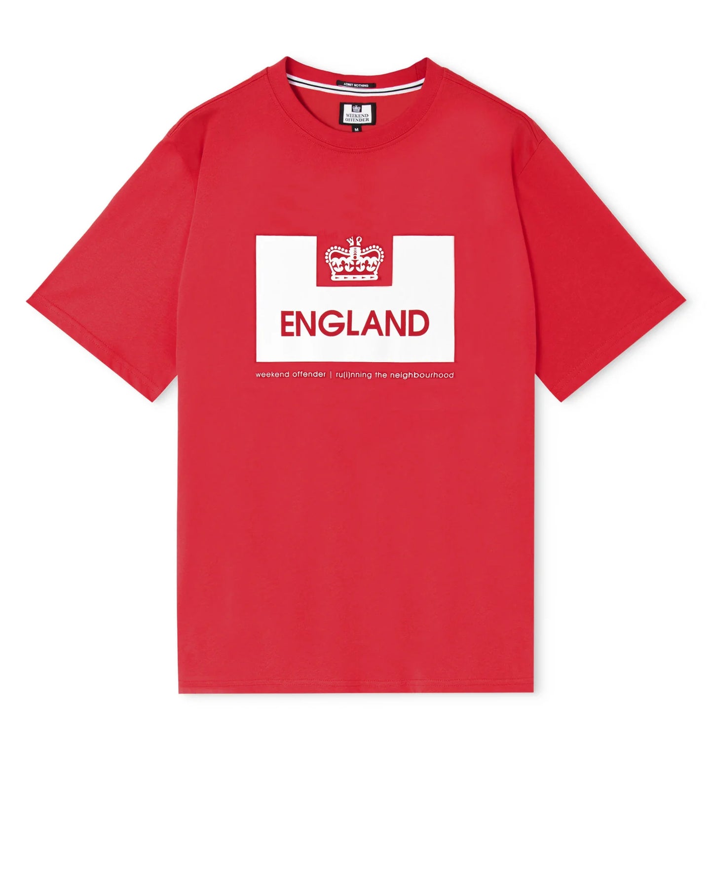 Weekend Offender England Country Series Graphic T-Shirt Red