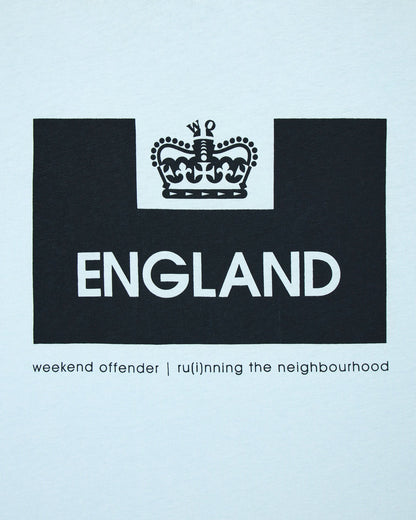 Weekend Offender England Country Series Graphic T-Shirt Sky Blue
