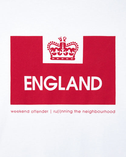 Weekend Offender England Country Series Graphic T-Shirt White