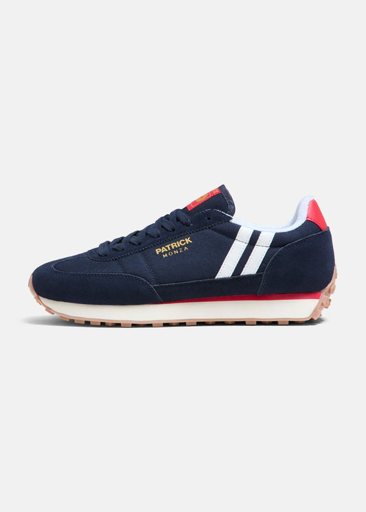 Patrick Monza Runner Trainer Navy/White/Red