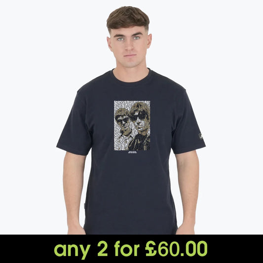 Peaceful Hooligan Brothers T-Shirt Navy