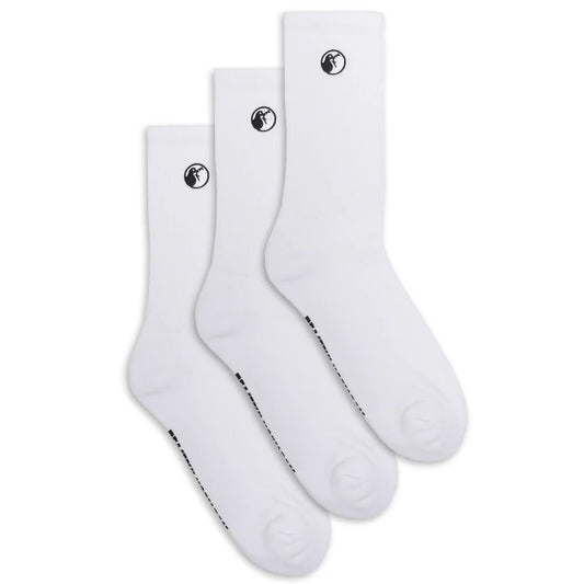 Peaceful Hooligan 3-Pack Dove Socks White