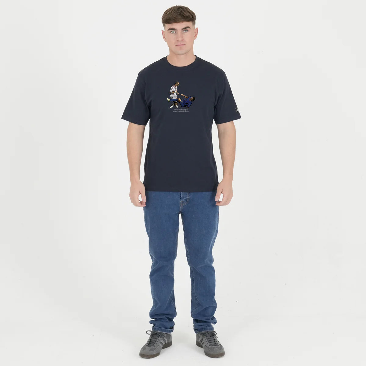 Peaceful Hooligan Zizou T-Shirt Navy