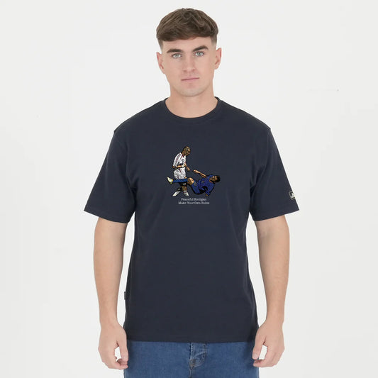 Peaceful Hooligan Zizou T-Shirt Navy