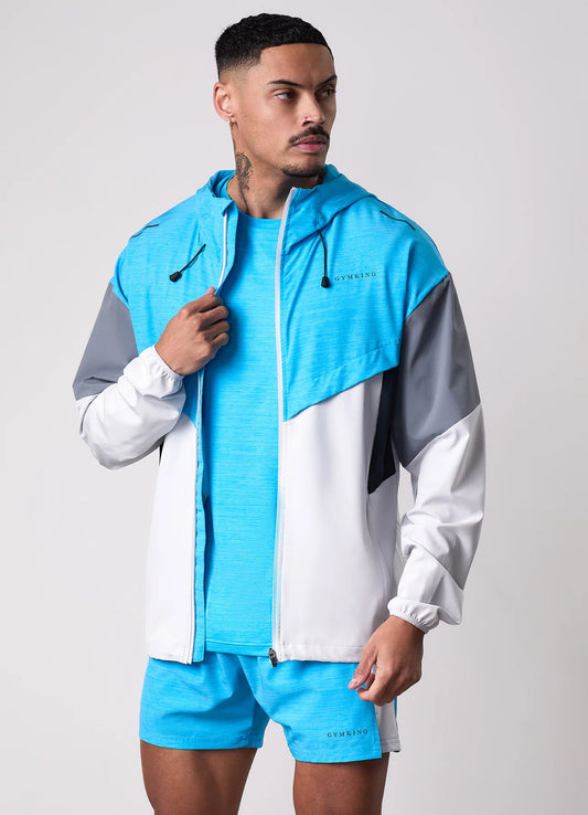 Gym King Vision FZ Hood Jacket Portofino Blue