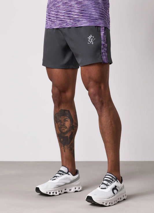 Gym King Space Dye Panel 5" Short Purple Haze/Multi
