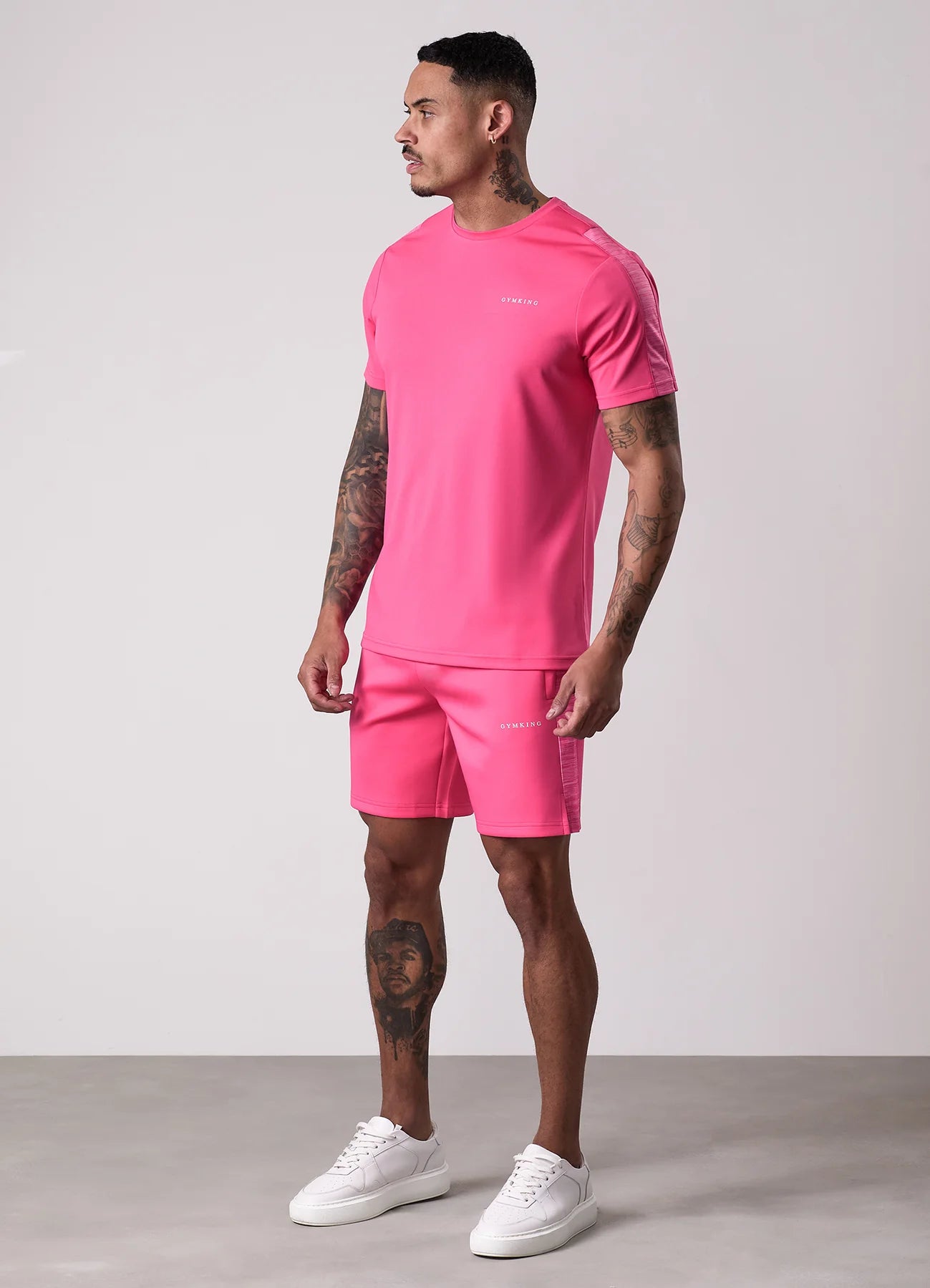 Gym King Core Plus V2 Short Raspberry