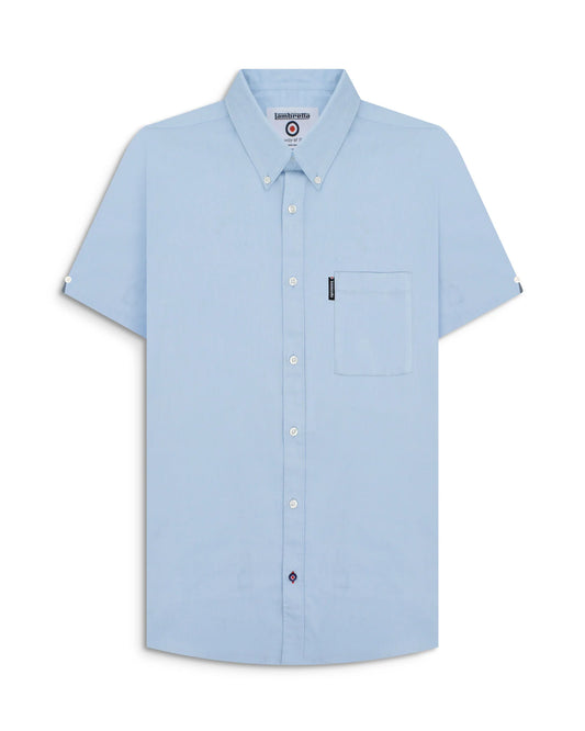 Lambretta S/S Oxford Shirt Sky Blue