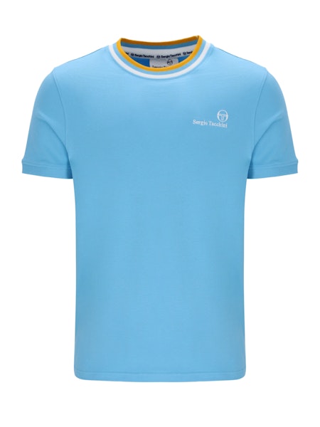 Sergio Tacchini Rainer FC T-Shirt Baltic Sea/White/Old Gold