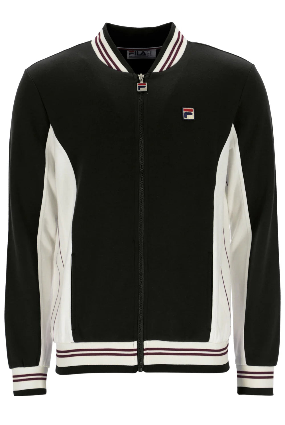 FILA Settanta Track Jacket Black/Gardenia/Fig/Charcoal