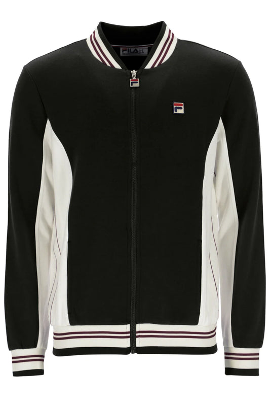 FILA Settanta Track Jacket Black/Gardenia/Fig/Charcoal