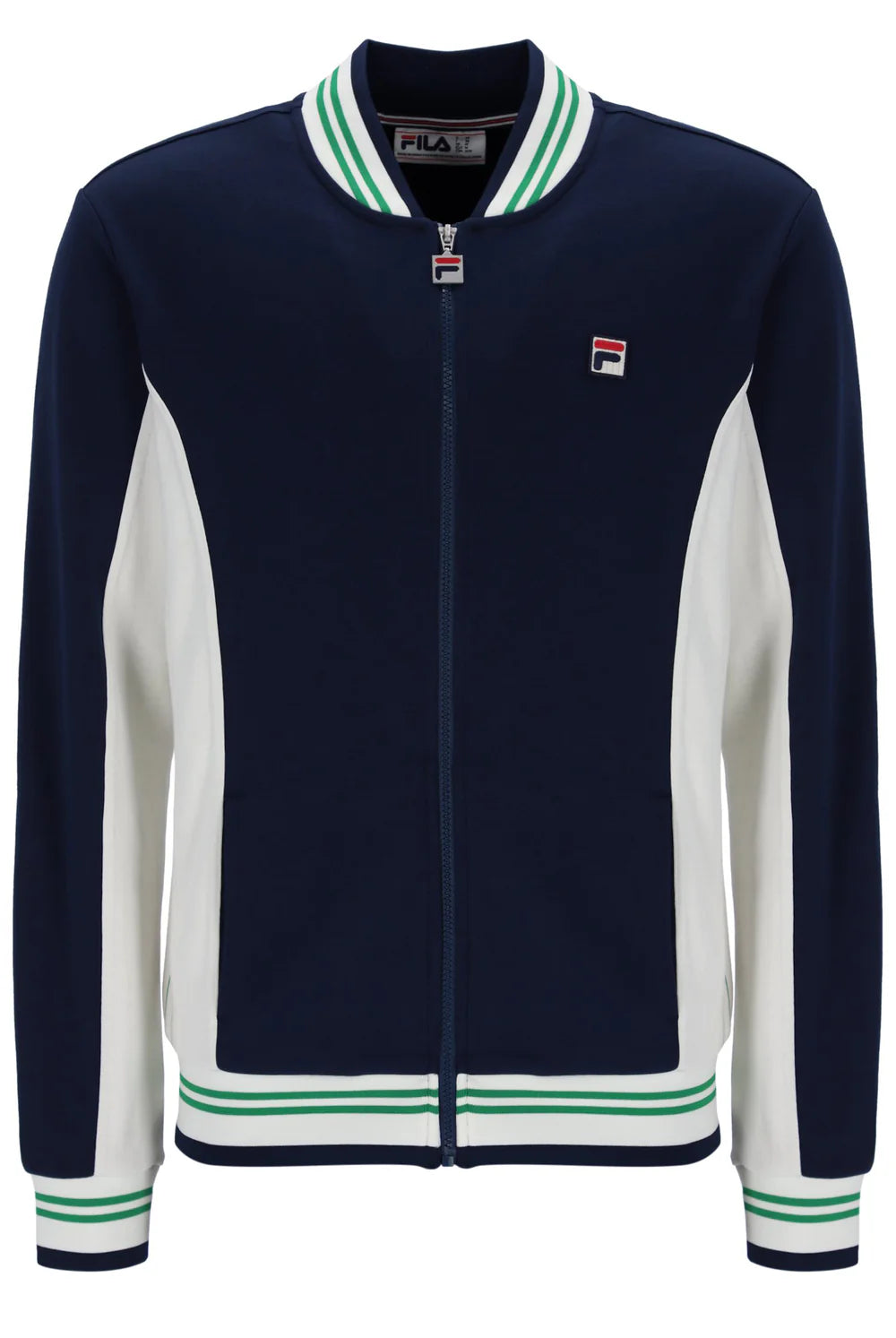 FILA Settanta Track Jacket Navy/Gardenia/Green