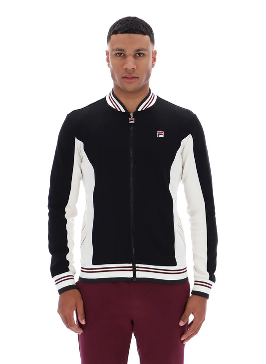 FILA Settanta Track Jacket Black/Gardenia/Fig/Charcoal