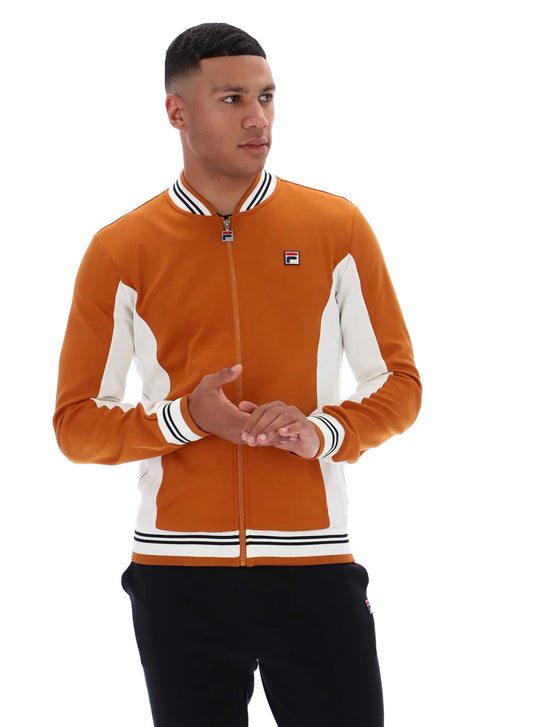 FILA Settanta Track Jacket Pumpkin Spice/Gardenia/Black
